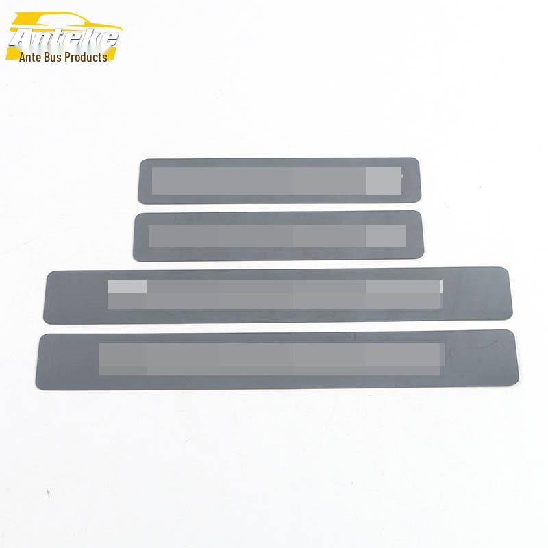 22 Highlander Stainless Steel Door Sill Trim Stickers - Anti-Scratch Welcome Pedal Protector