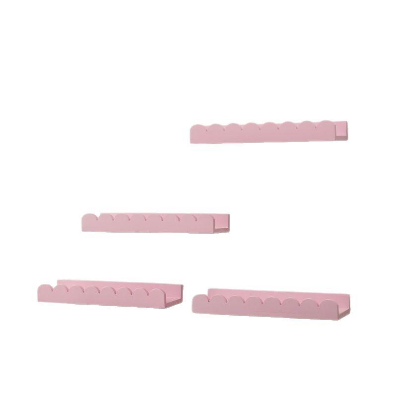 Solid Wood Lace Wall-Mounted Decorative Shelf for Home Living Room