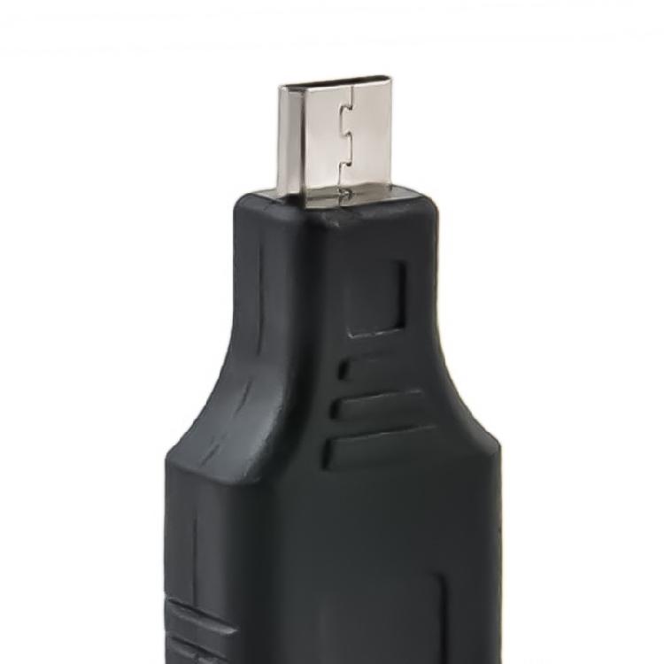 2pcs USB 2.0 MicroUSB Male to Type A Female OTG Converters for Thumb Drive Convinent to Use Transfer Data or Download