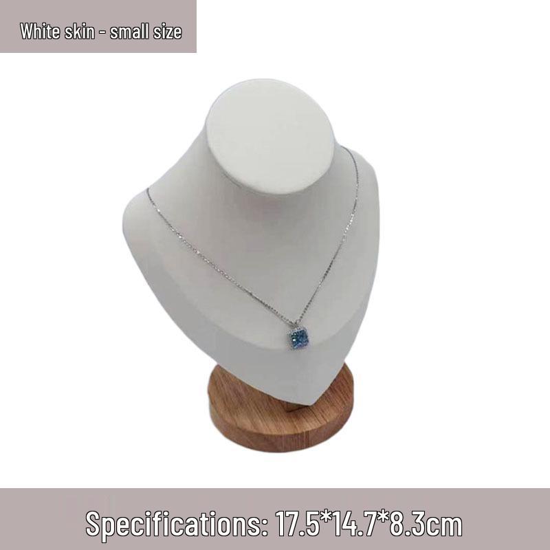 High-End Pearl Necklace Display Stand and Jewelry Storage