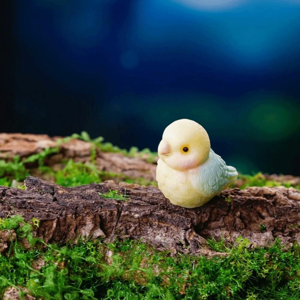 4PCS/SET Miniature Model Parrot Decorations Cartoon Style Mini Toy Landscape Decoration  Landscaping