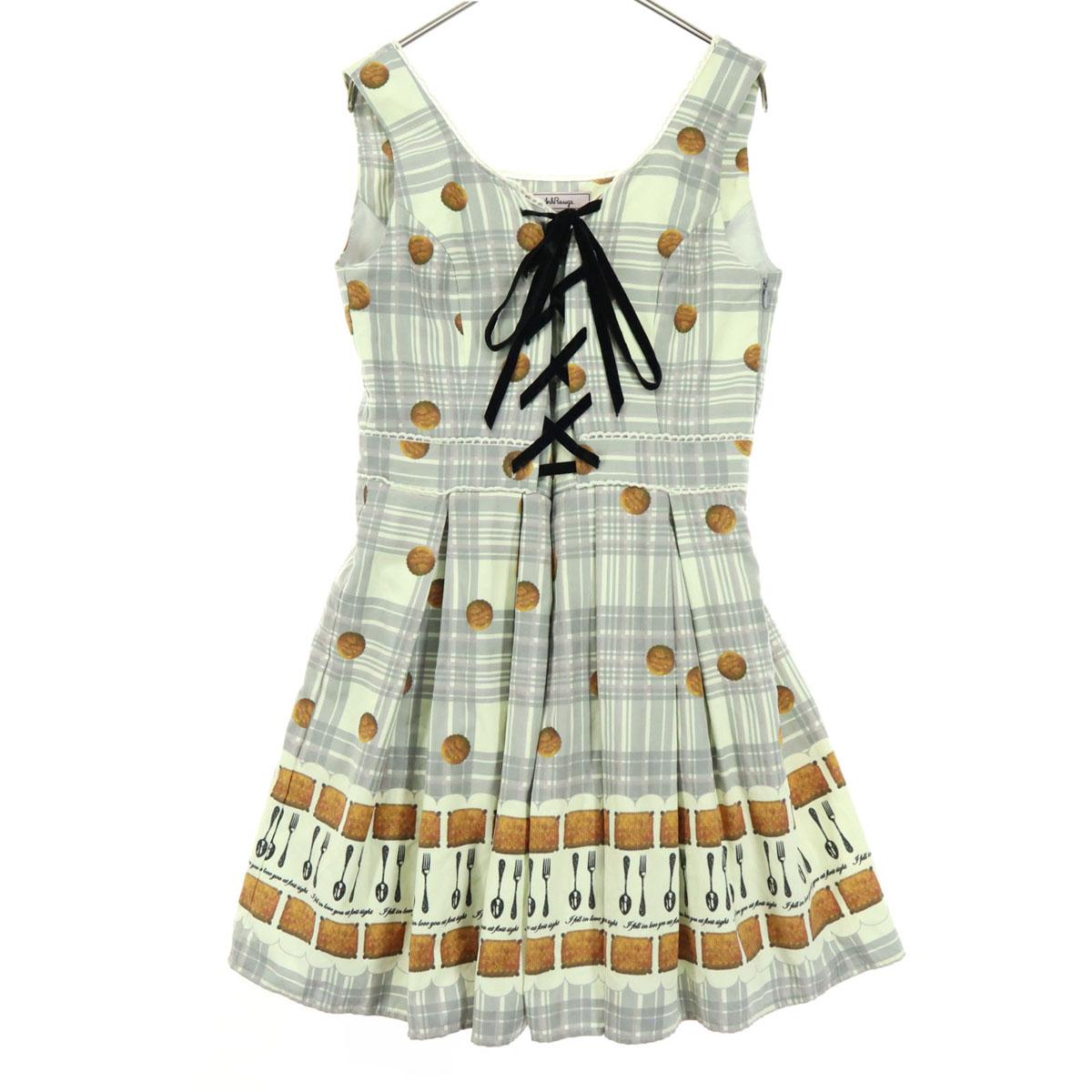 

AnkRouge No sleeve mini dress M cream Women Used