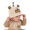 Unisex Baby Bear Bucket Hat - Cute, Adorable Spring & Autumn Sun Protection