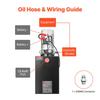 15 L Hydraulic Power Unit, Single Acting Dump Trailer Pump, 22 MPa Max Relief Pressure & 3.4 L/min Flow Rate, DC 12V Hydraulic Pump with Metal
