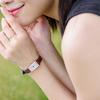 Citizen Eco-Drive Kii Series Small Square Fashion Watch Women watches White EG7044-06A