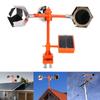 Voice Bird Repellent Driving Device for Outdoor Garden Wind Power Birds Repeller Solar Reflective Bird Repeller 360°