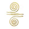 IF ME Multi-Layer Spiral Arm Ring Bracelet Exaggerated European and American Simple Vintage Open Cuff Bangles for Women Jewelry Gifts