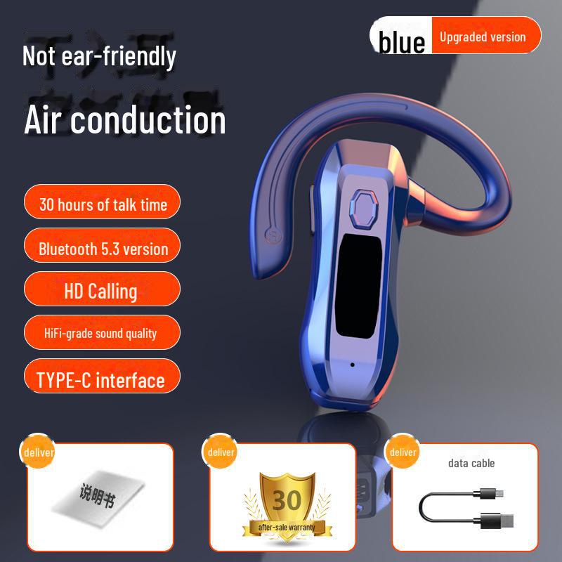 M26 OWS Ear-Hook Wireless Bone Conduction Bluetooth Headset for Running with Noise Reduction