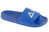 SUN68 Slippers Logo, Mens Blue Slides
