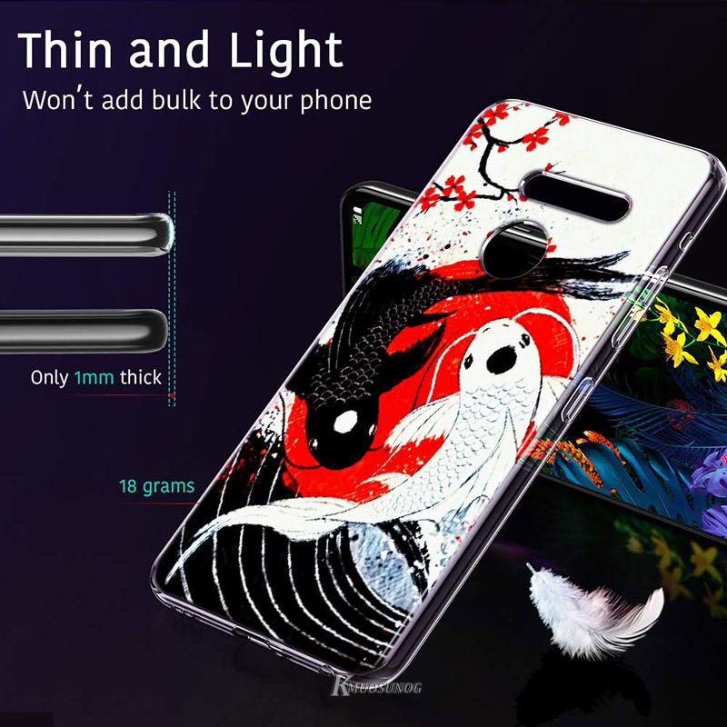 Japanese Red Sun Anime For LG V60 V50S V50 G8X G8S G8 G7 ThinQ 5G K61 K51S K41S K30 K20 Q60 Q9 Soft Phone Case