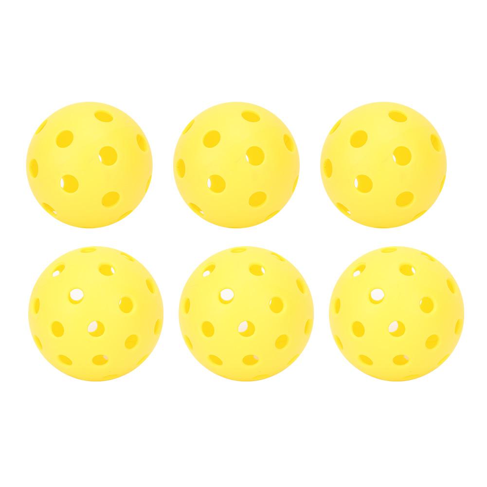 Environmental Protection PE Yellow High Bounce Pickleball Ball Sports Equipment Accessory