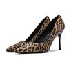 2025 Spring Leopard Print Stiletto Heels - Versatile, Sexy, Low-Cut Women's Shoes