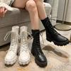 Women's Shoes Fashion Women's Boots Spring Autumn Non-slip Motorcycle Boots Designer Korean Shoes for Women Footwear Botas Mujer