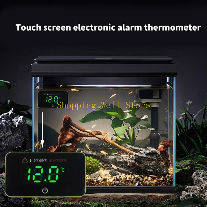 

KX4B LED Digital Aquarium Thermometers Measure Temperature Meter Tool On CN