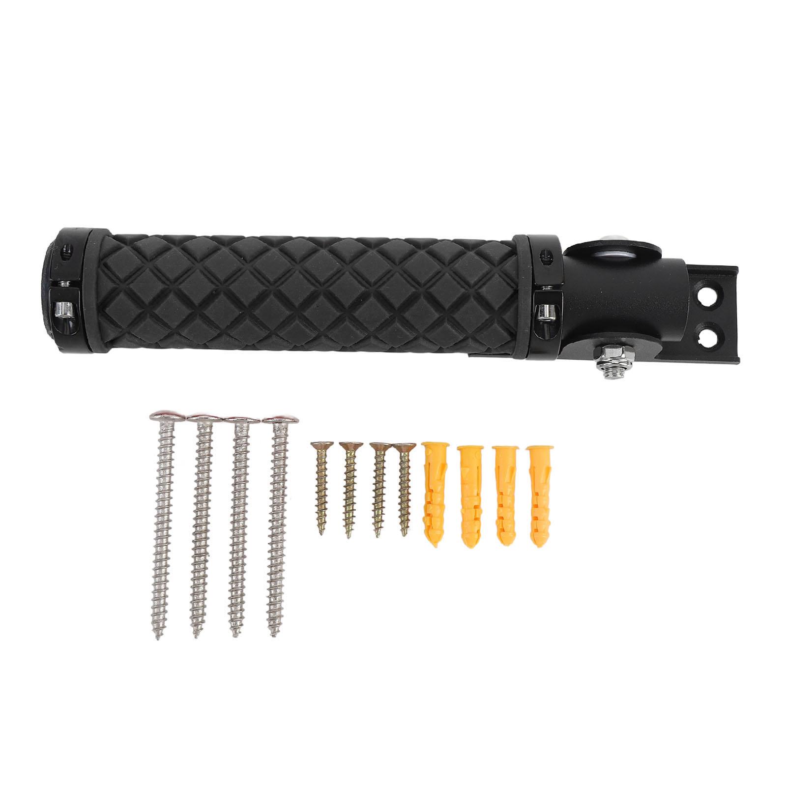 Kaisai Red Flip Up Grab Bar Doorway Flip Assist Handle Non Slip Door Assistant Support Grip Handle For Wall Doorframe Stairs Steps