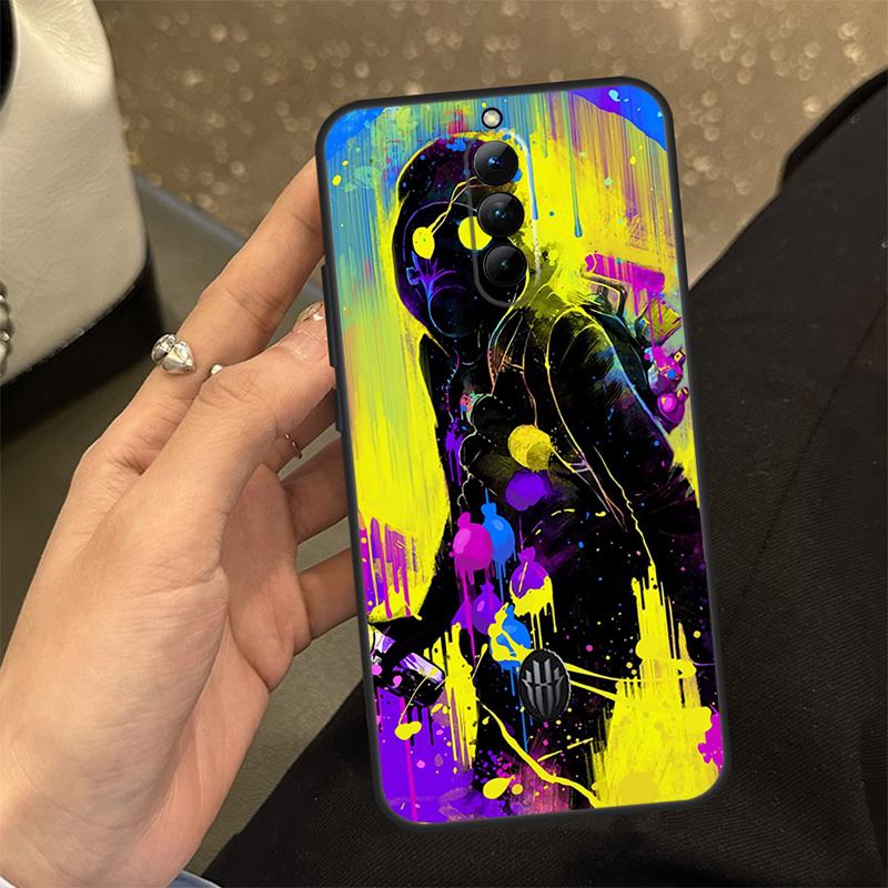 Graffiti Case For ZTE Nubia Red Magic 10 Air 6S 7S 6 7 Pro RedMagic 8 9 10 8S 9S 10S Pro Plus Cover