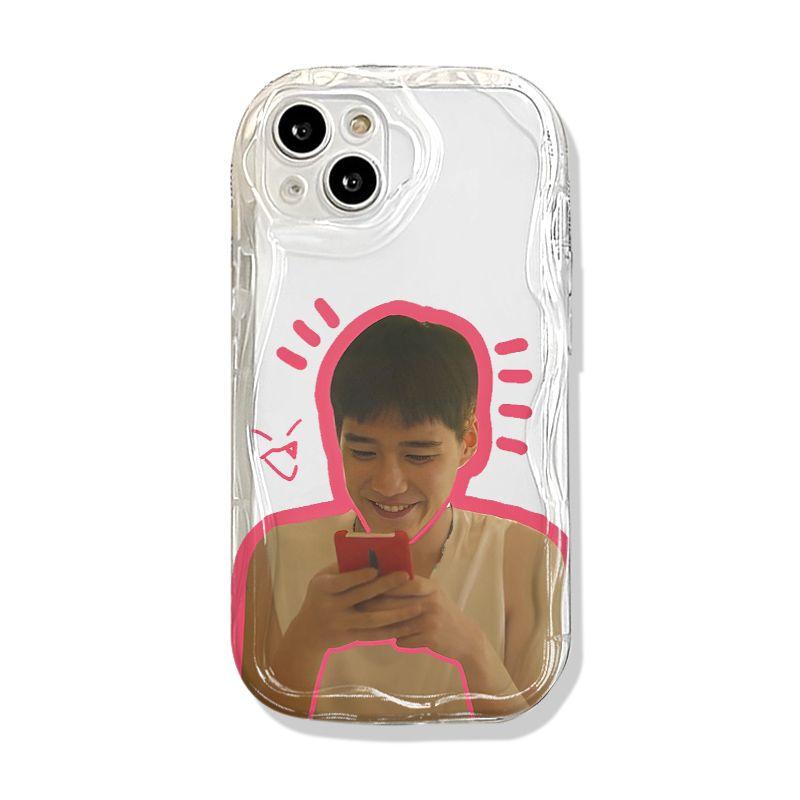 Phone Case For Iphone14 XS Plus 13 Max XR 12 7 X Pro 8 11 Straight TPU Case Cover Korean Style