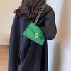 Alligator Print Crossbody Bag Shoulder Bag for Girl Women Solid Color Bag