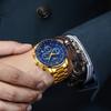 Watch Sun Pattern Waterproof Watch Men Fashion Business Men'S Quartz Watch