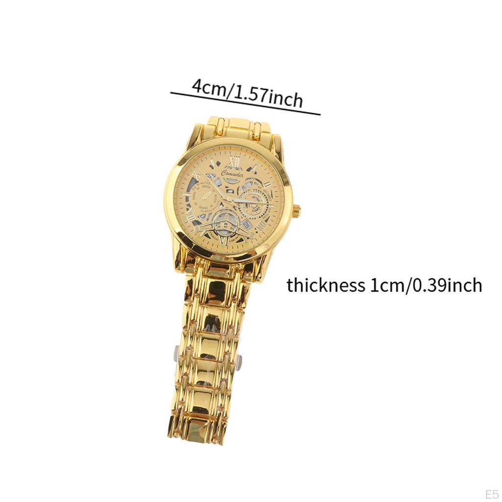 Analog Wristwatch for Men with 40mm Dial and Alloy Case Celebrations