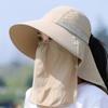 Wide Brims Sun Hat Sun Protective Face Covers Hat for Women Fishing Cycling