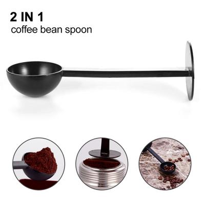 Coffee Spoon 2-in-1 Multipurpose Plastic Practical Coffee Tamper for Home