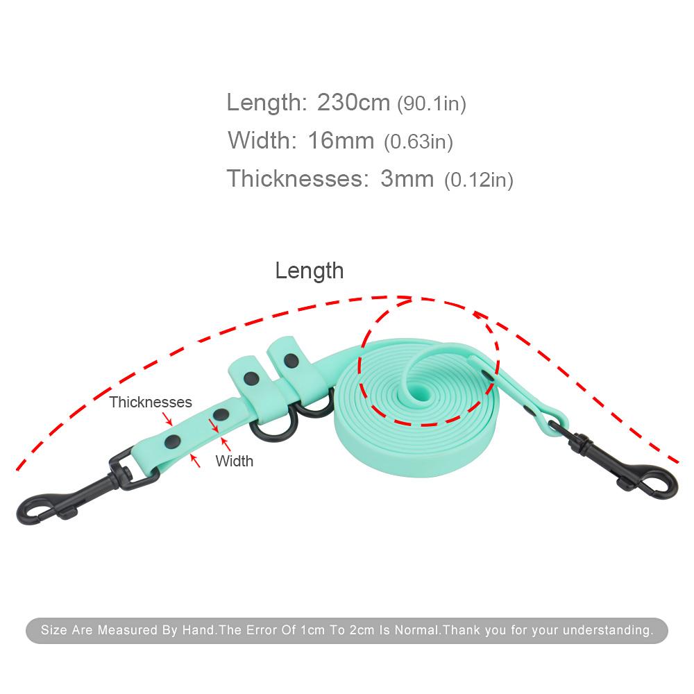PVC Leashes Adjustable Multifunction Pet Leash for Small Medium Big Dog Rope Outdoor Walk Training