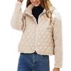 Women's Zipper Color Casual Pocket Jacket Sweatshirt Coats