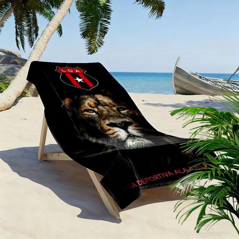 Alajuelense Print Beach Towel, Large Soft Quick Dry Towel for Beach Camping Swimming