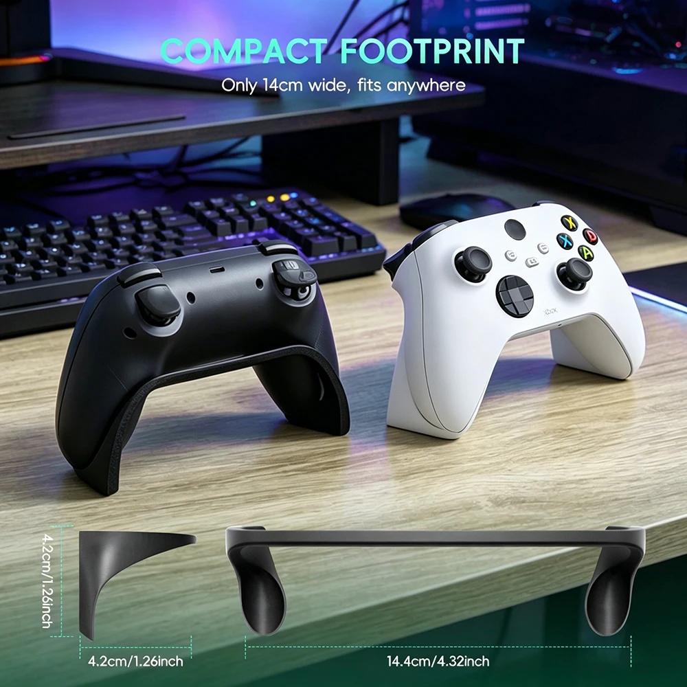 Universeller Controller-Halter für PS5 Xbox PS4 Switch, Desktop-Gamepad-Organizer, Spielcontroller-Ständer für Schreibtisch Klein