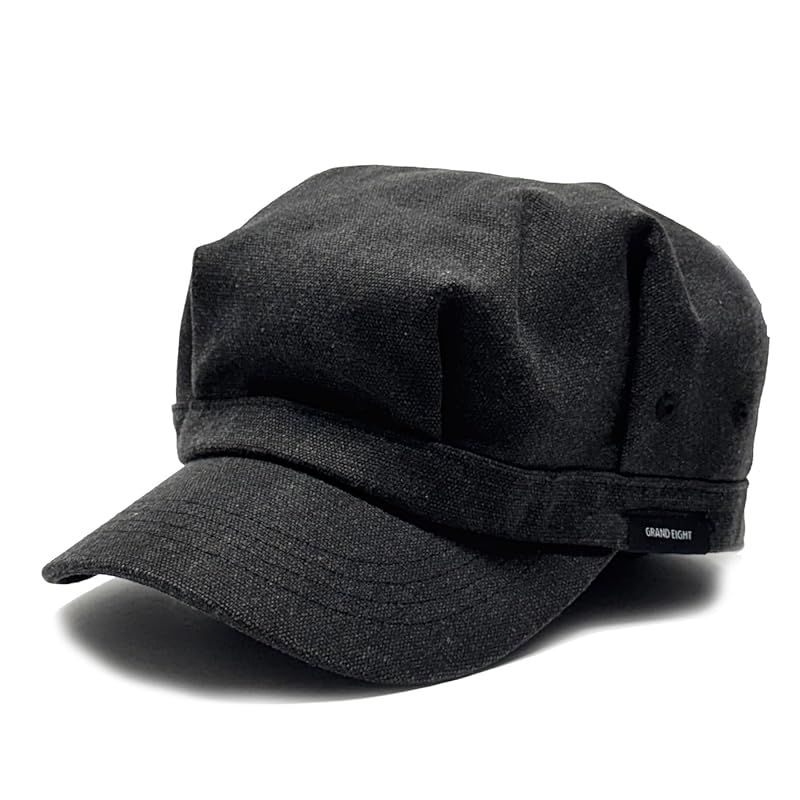 

[Grand Eight] (Grand Eight) big size work cap rail road cap newsboy cap hat men s mens hats mens cap canvas material cotton cotton American casual