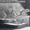 JUIDINTO U Shaped Pipe Clamp Type 2-10pcs Stainless Steel with Two Holes for Water Pipe Plumbing Piping Saddle Clip