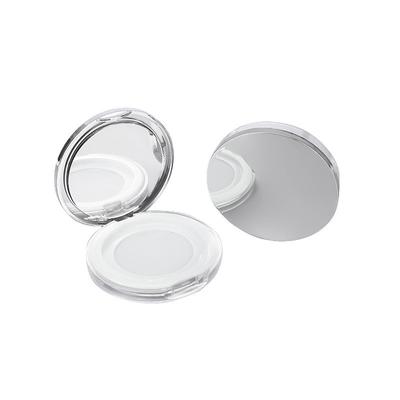 1Pcs 5G Portable Ultra-Thin Plastic Powder Box Loose Pot Travel Makeup Jar Sifter Container With Mirror