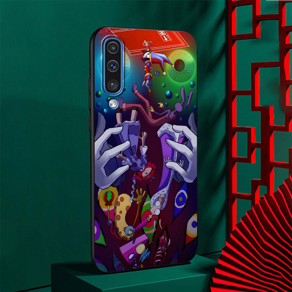 

Pomni Amazing Digital Circus Case for Samsung Galaxy A03 A04s A20 A30 A20e A70 A70s A50 A40 A30s A50s A20s TPU Black Phone Cover Samsung A10