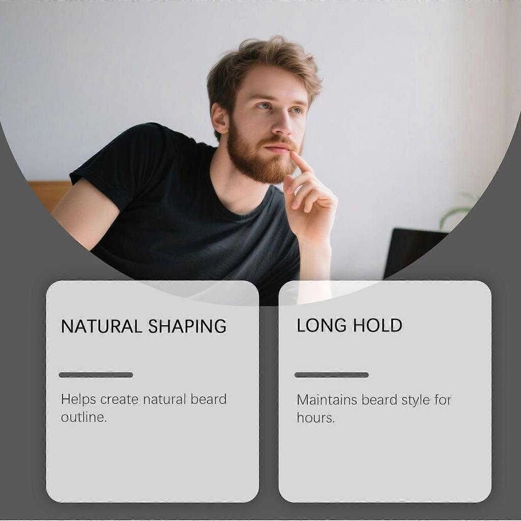 Limited time!!East Moon Men's Beard Cream - Smooth, Shiny, Refreshing, Non-Greasy, Gentle And Moisturizing Beard Care For Men