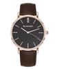 [BLANCIERES] BLANCIERES Noireur Leather Men's Watch BW0604M-RBBR