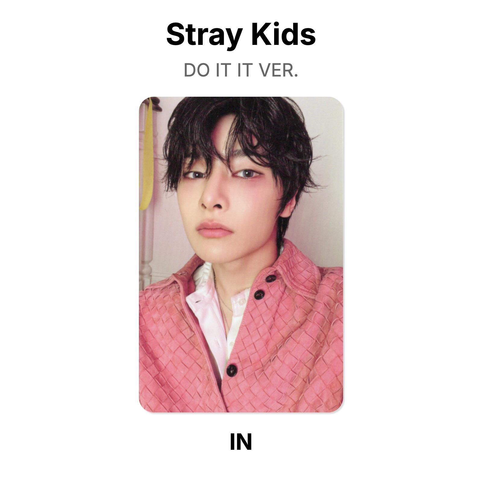 Stray Kids DO IT IT VER. Official Photocard I.N 02