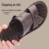 2025 Herren Sandalen mit dicker Sohle für Freizeit und Strand - Sommer Outdoor Schuhe für Mittelalte & Ältere