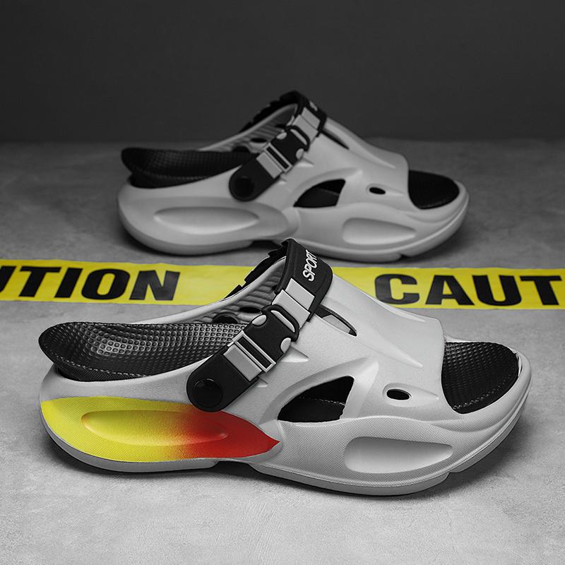 Fashion CYYTL Mens Slippers Casual Summer Outdoor Beach Shoes Sandals Walking Slides Comfort Lightweight Designer Fashion Leather Luxury