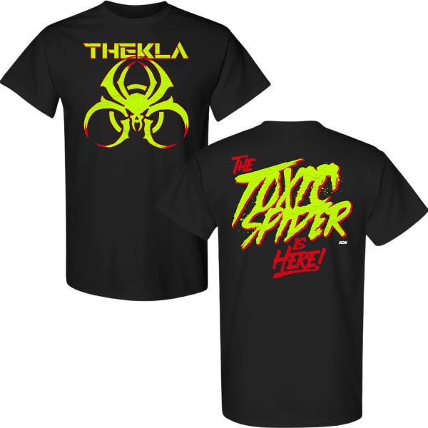 Thekla  The Toxic Spider is Here AEW Official TShirt Unisex T-Shirt L