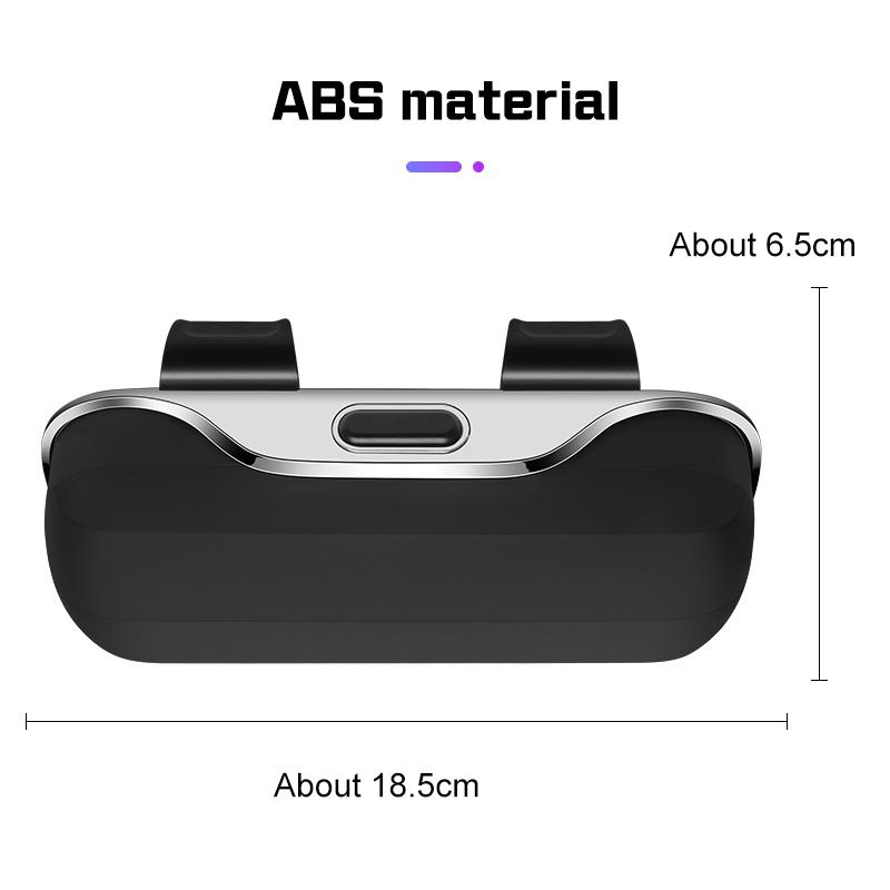 2026 For Chery Jaecoo J7 J8 Portable Press Switch Car Glasses Box Sunglasses Holder ABS Expansion Space Sun Visor Eyeglass Case