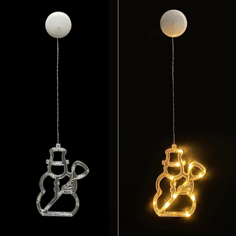 Christmas Sucker Light Hanging Led Lamp Battery Powered Festival Backdgroun