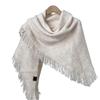 Women's Fashionable Wool Shawl, Women's High-end Sense, Fashionable And Versatile, Warm Scarf, Solid Color Tassel Knitted Scarf
