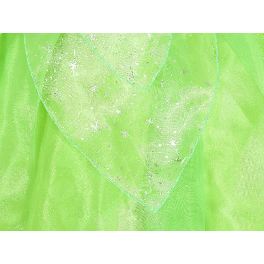 Tinker Bell Dress Girls 140 Cm Halloween Carnival Costume Polyester Green