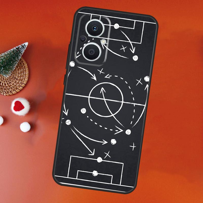 

Футбольные Тактики Время Чехол Для OPPO Find X9 X8 X5 Pro OPPO Reno 11F 12F 13F 14F 7 8 Lite 10 11 12 13 14 Pro OPPO Reno10 5G