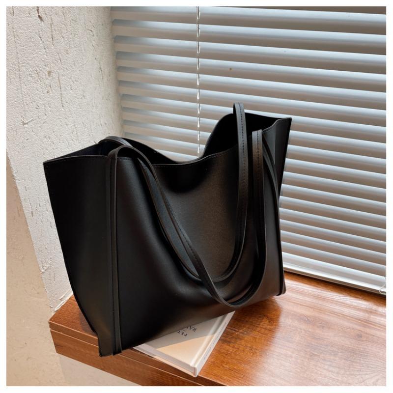Retro Large-capacity Bag Women's New Trendy Fashion Retro Tote Bag Versatile Niche Single Shoulder Child and Mother Bag