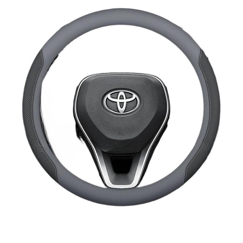 Coprivolante in Pelle per Auto per Toyota Rav4 Corolla Cross Yaris CHR Highlander Sienna Hilux Prius 2025 2026 Accessori