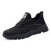 Fashion New Men's Safety Shoes Anti-crush Anti-puncture Anti-slip Steel-toed Shoes Breathable Protective Women's Safety Work Shoes
