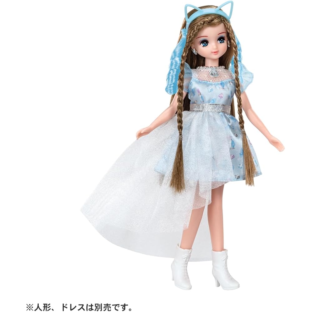 Takara Tomy Licca-chan Dress-Up Accessory Set for Pretend Play Toys Ages 3 and Up