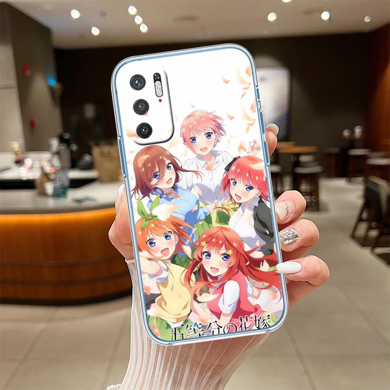 RE47 Nino Miku Itsuki Nakano Transparent Phone Case for Motorola Moto G7 G8 G9 G84 G85 G73 G24 G15 Z2 Play Power Plus